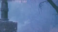 Ice winter pillar steam going up blistering cold below zero HD Footage