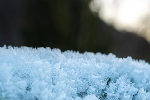 Ice on a winter wall Stock Photos