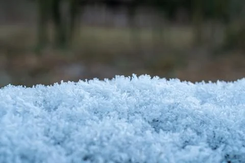 Ice on a winter wall Stock Photos