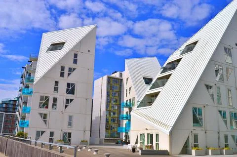 The Iceberg in Aarhus, Denmark Stock Photos