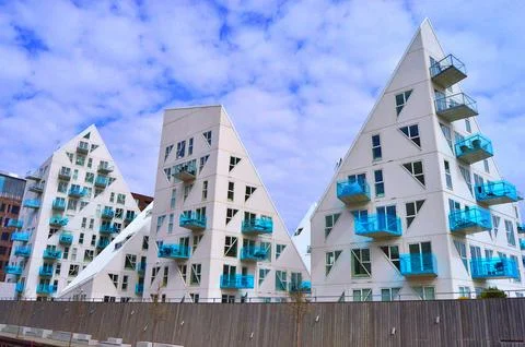 The Iceberg in Aarhus, Denmark Stock Photos