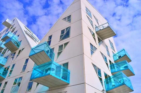 The Iceberg in Aarhus, Denmark Stock Photos