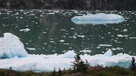 Iceberg in Alaska Stock Footage 33335282