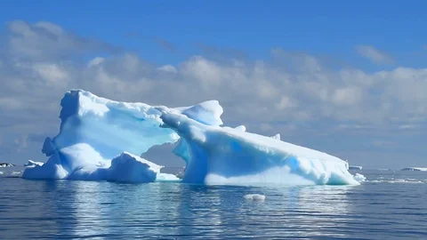 Iceberg in Antarctica Stock Footage 88285937