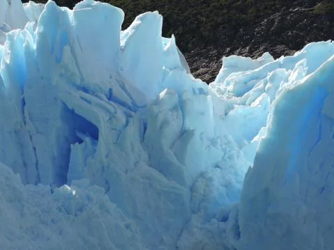 Iceberg detached from glacier Stock Photos