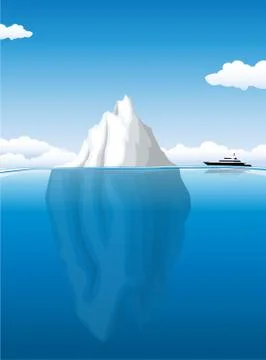 Iceberg Stock Illustration