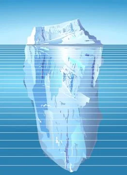 Iceberg Stock Illustration