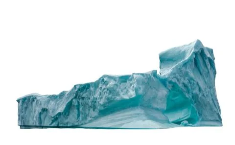 Iceberg isolated on white background 写真素材