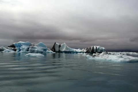 Iceberg lake in Stock Photos