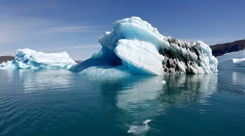 Iceberg melting Video stock 11400694