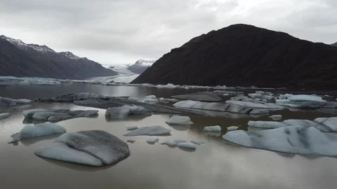 Iceberg pan right Stock Footage 223287393