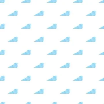 Iceberg pattern illustrating arctic global warming concept Stock Illustration