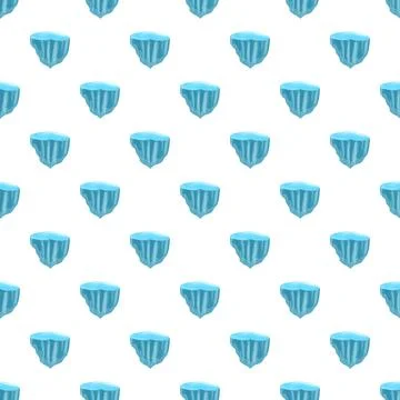Iceberg pattern illustrating cold arctic glacier environment Illustrazione stock