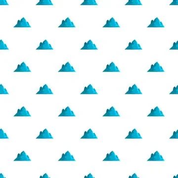 Iceberg pattern seamless Stock Illustration