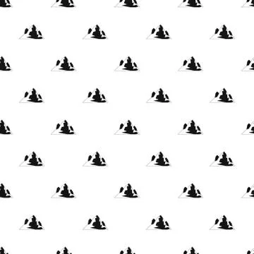 Iceberg pattern seamless Stock Illustration