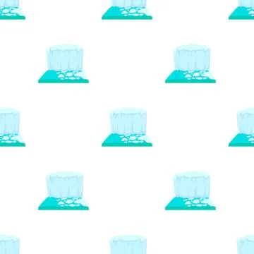 Iceberg pattern seamless vector Illustrazione stock