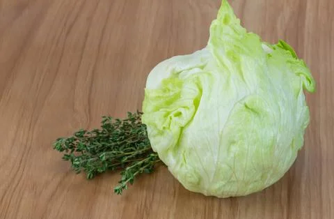 Iceberg salad Stock Photos