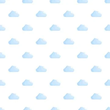Iceberg seamless pattern creating a winter background illustration イラスト素材