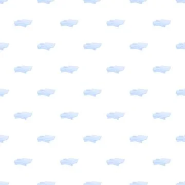 Iceberg shapes creating a blue pattern seamless background 스톡 일러스트