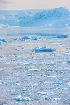 Iceberg in spring time Stock Photos