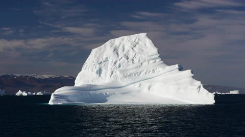 Icebergin in Greenland Stock Footage 68355148
