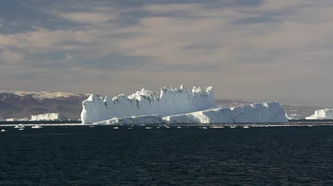 Icebergin in Greenland Stock Footage 68356785