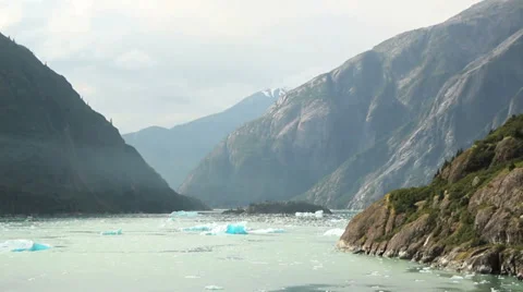 Icebergs in Alaska Stock Footage 33735417