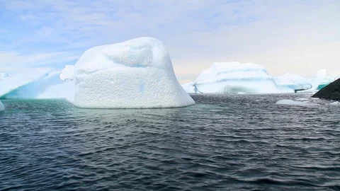 Icebergs in Antarctica 1 Stock Footage 88286695