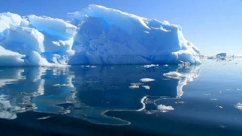 Icebergs in Antarctica 4 Stock Footage 88286799