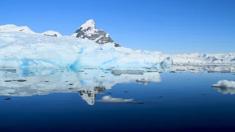 Icebergs in Antarctica 5 Stock Footage 88286811