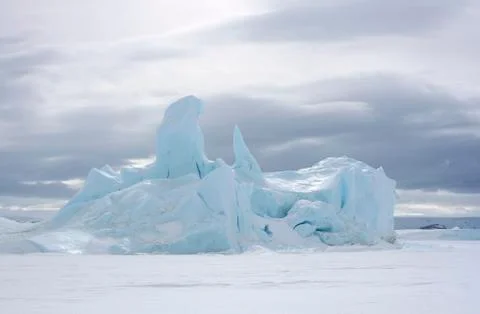 Icebergs on antarctica Stock Photos