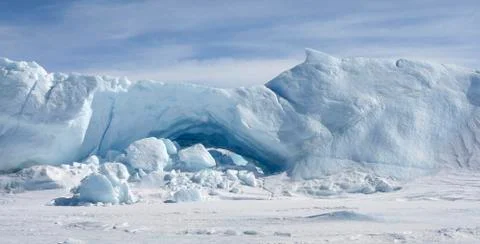 Icebergs on antarctica Stock Photos