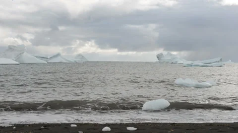 Icebergs Stock Footage 33910527