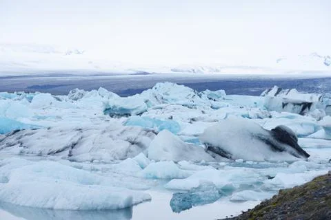 Icebergs in iceland Stock Photos
