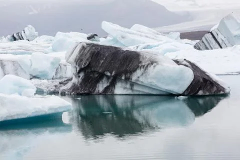 Icebergs Foto stock