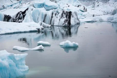Icebergs Foto stock