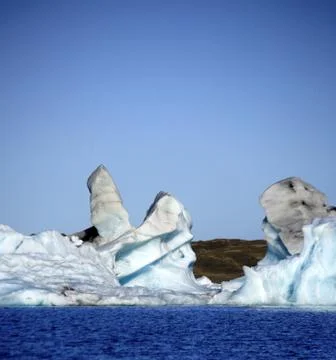 Icebergs Foto stock