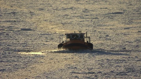 Icebreaker Stock Footage 99277371