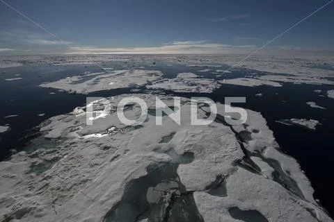 Icebreaker in the ice Stock Photos