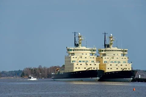 Icebreakers. Stock Photos