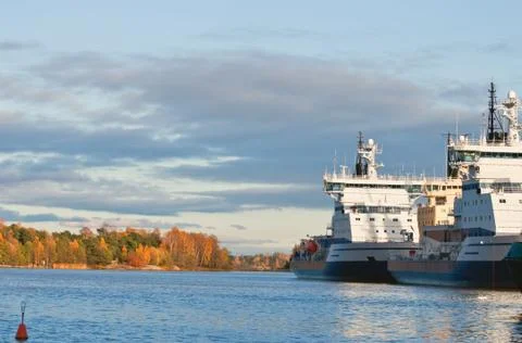 Icebreakers. Stock Photos