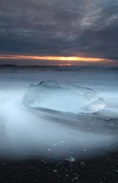 Iceburg beach Stock Photos