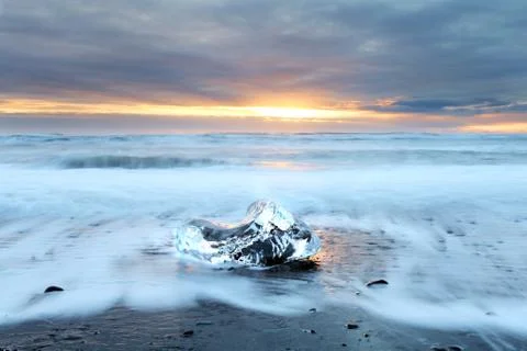 Iceburg beach Stock Photos