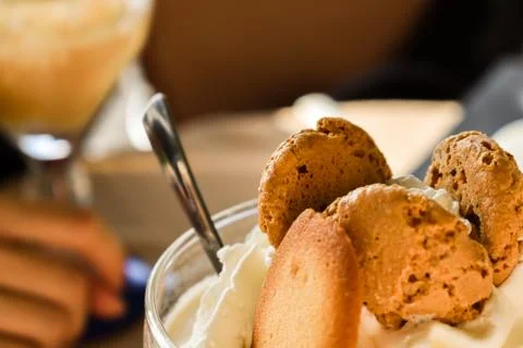 Icecream close up Foto stock