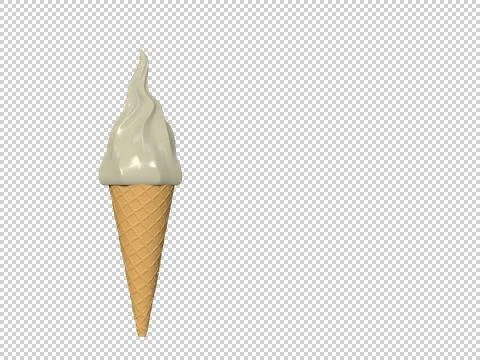 Icecream cone Illustrazione stock