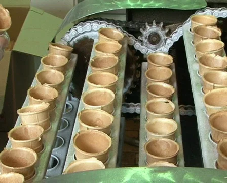 Icecream conveyor Stock Footage 658469
