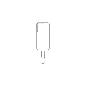 Icecream dessert. flat vector icon Stock Illustration