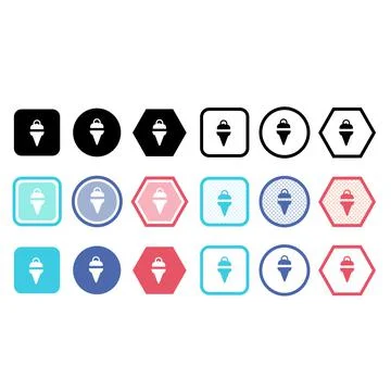 Icecream icon Stock Illustration