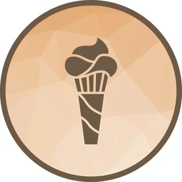 Icecream icon vector image. Illustrazione stock