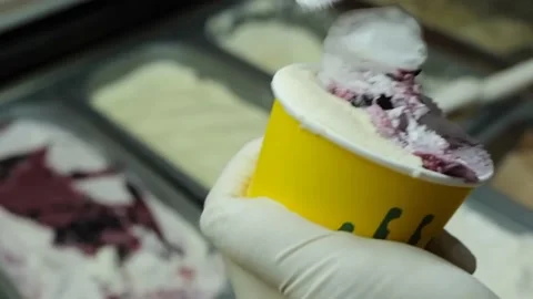 Icecream parlour shop. Stock-Footage 206667775